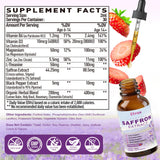 Elysx Liposomal Saffron Extract Drops bottle back view