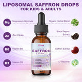 Elysx Liposomal Saffron Extract Drops with measuring dropper