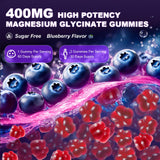 Elysx Magnesium Glycinate Gummies 400mg on a wooden table