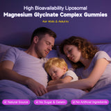 Elysx Magnesium Glycinate Gummies 400mg with a glass of water