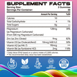 Elysx Magnesium Gummies showing natural strawberry flavour