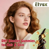 Elysx Pumpkin Seed Oil Gummies on a wooden table