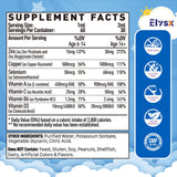 Elysx Zinc Picolinate Drops 150g bottle side view