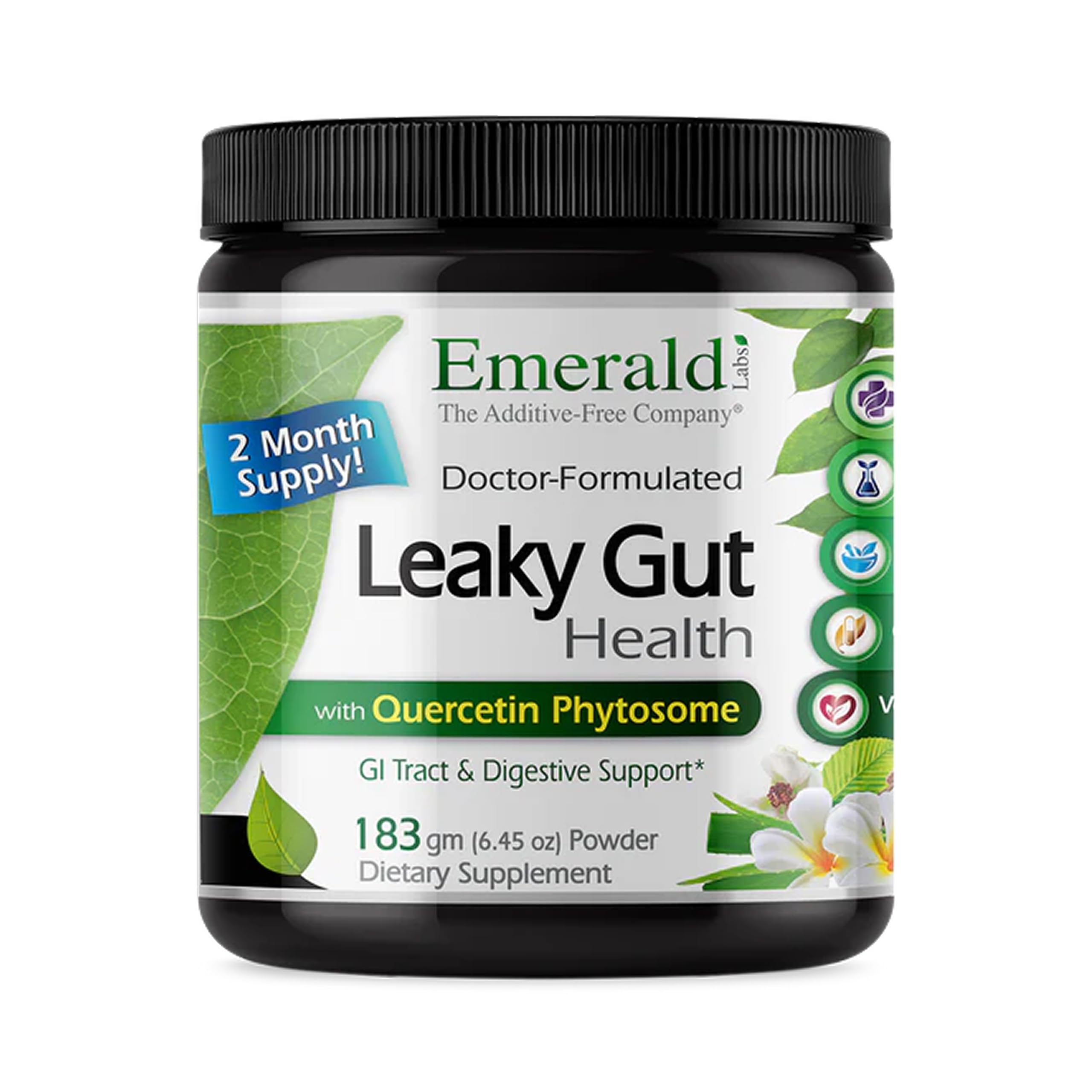 Emerald Laboratories Licorice Root Supplement 60 Capsules front view