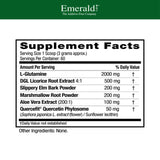 Emerald Laboratories Licorice Root Supplement 60 Capsules side view