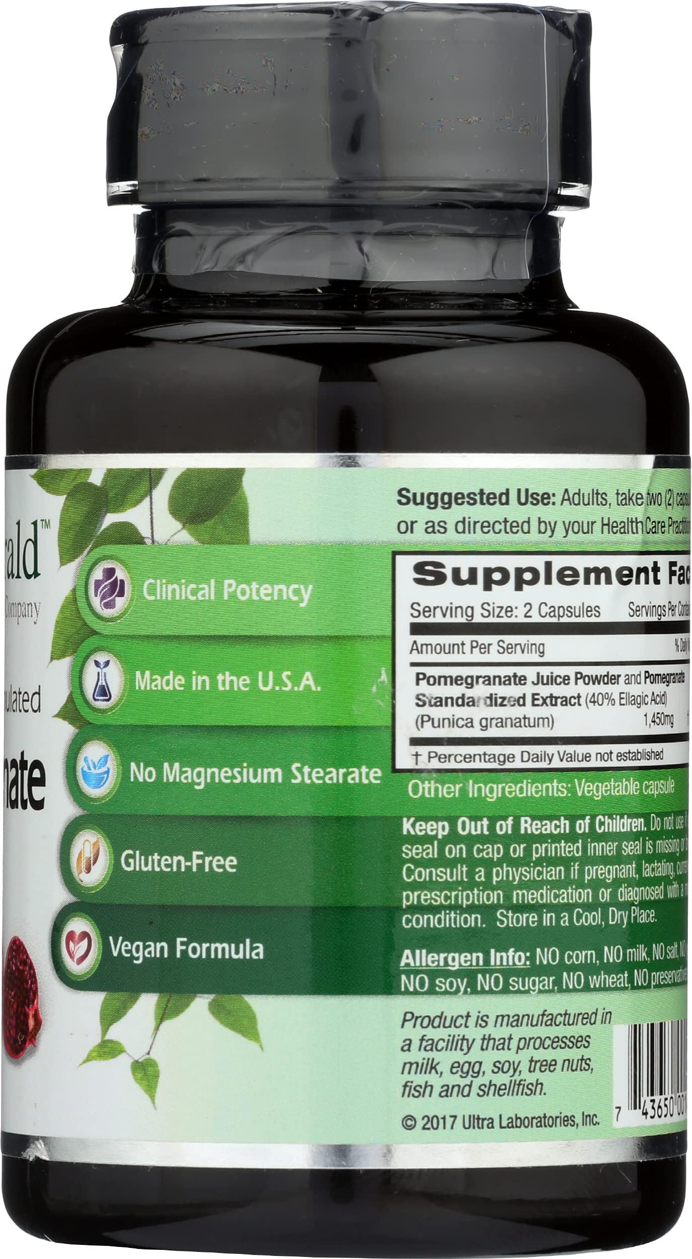 Emerald Laboratories Pomegranate Supplement 50g lifestyle scene