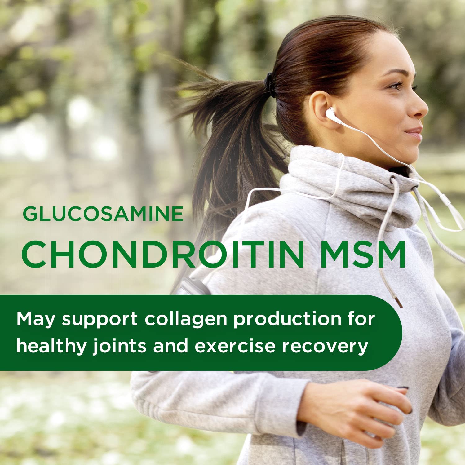 EMERALD LABS Chondroitin and Glucosamine Supplement capsule close-up