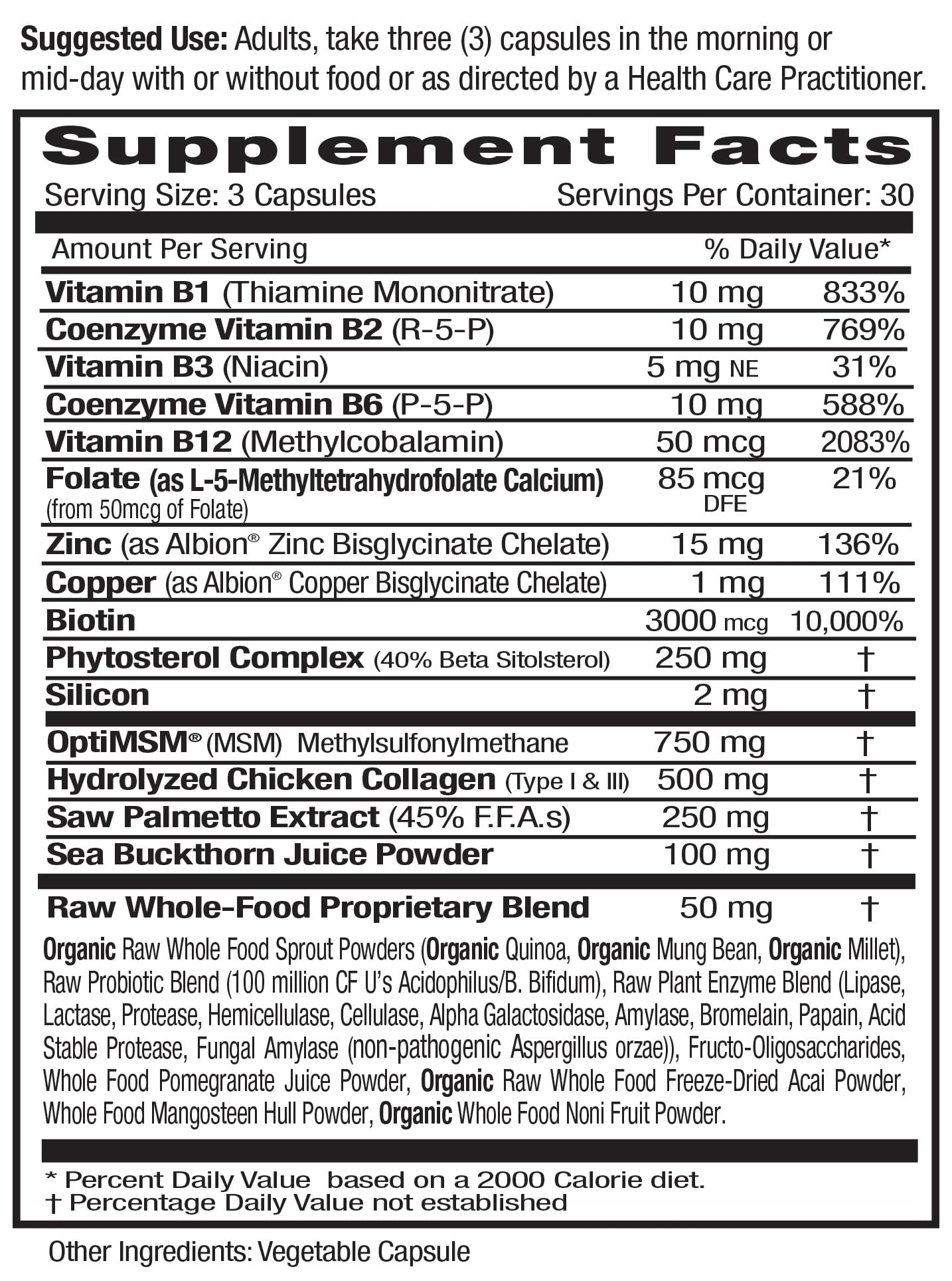 EMERALD LABS Collagen Supplement 91g side view