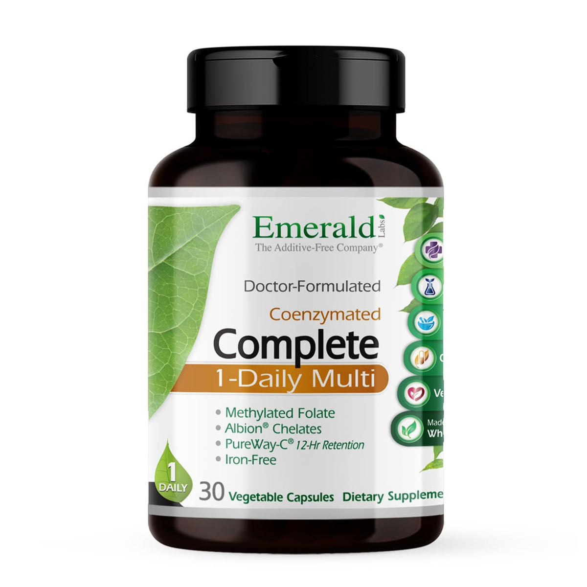 EMERALD LABS Complete Multivitamin front view with label