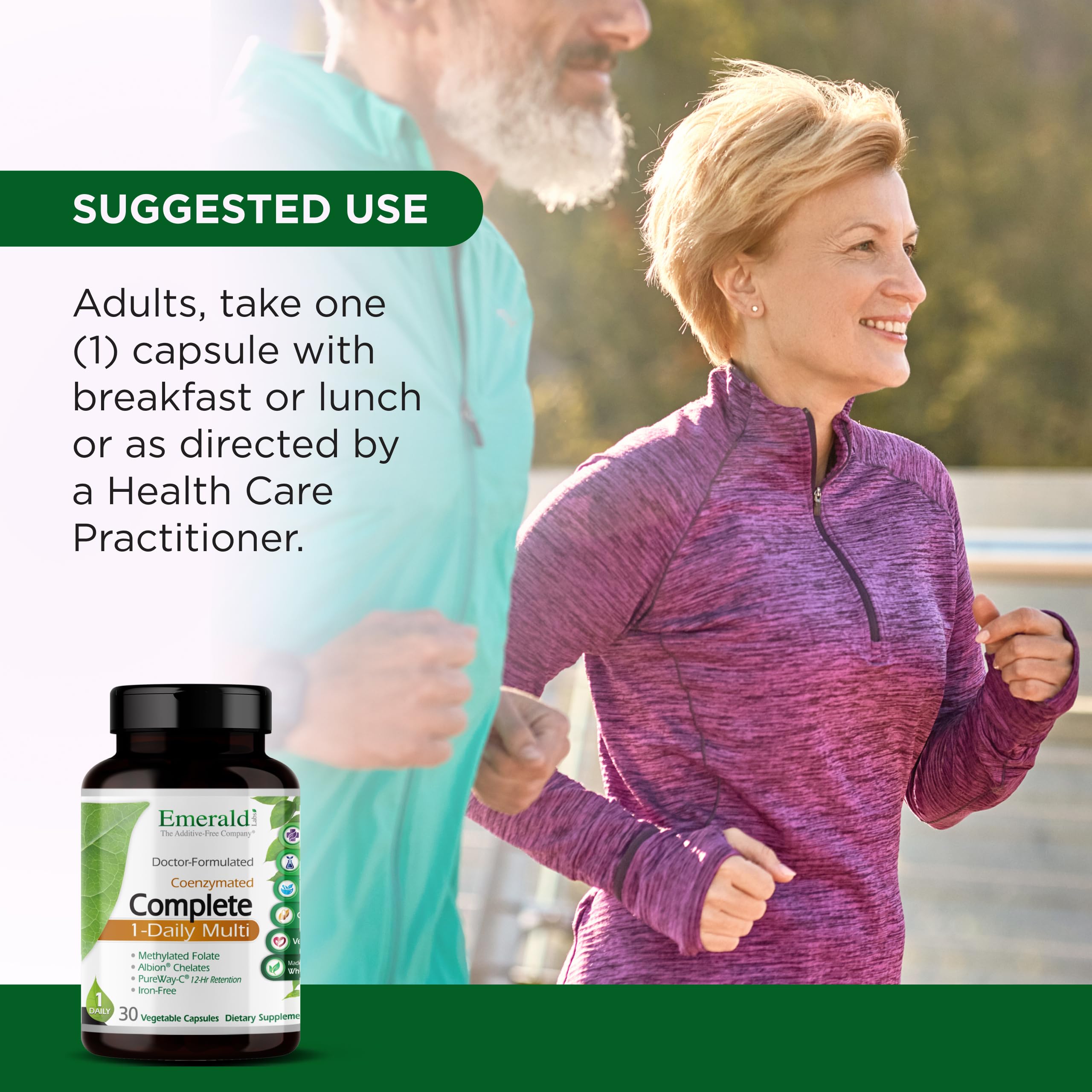EMERALD LABS Complete Multivitamin with organic sprouts and probiotics