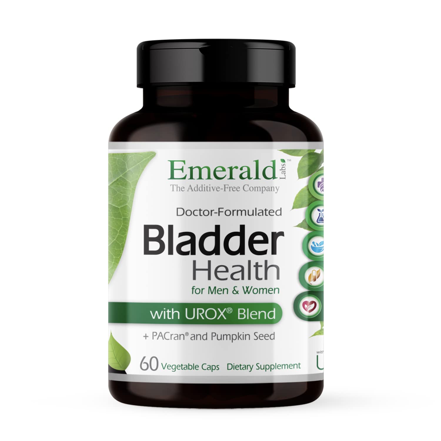 EMERALD LABS Cranberry Supplement 60 Capsules front view