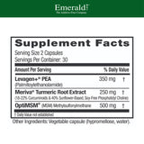 EMERALD LABS Curcumin Supplement side view showing capsule
