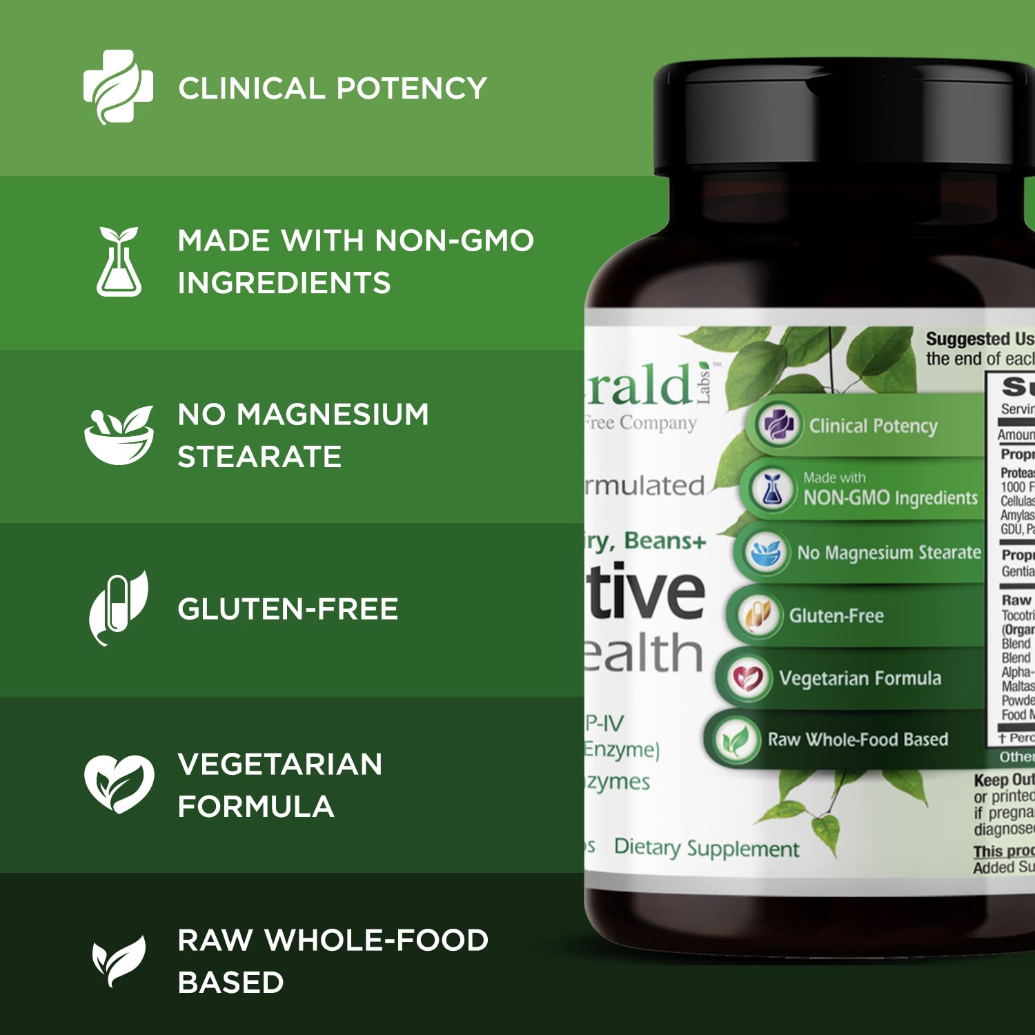EMERALD LABS daily Enzymes Multi-Enzymes packaging