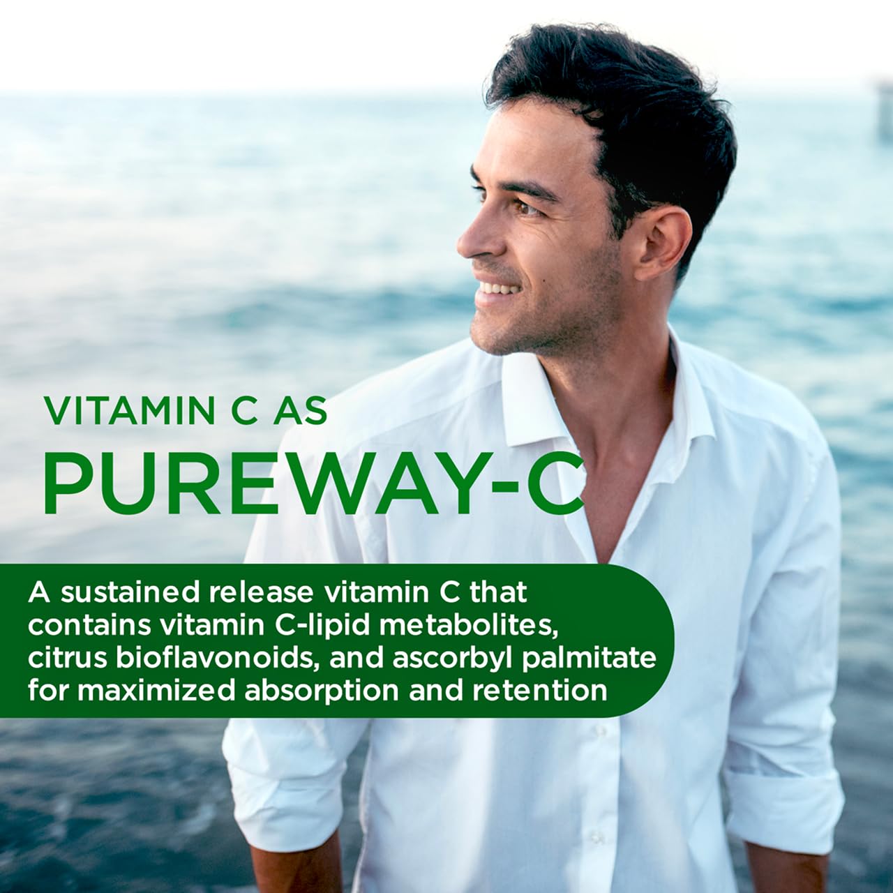 EMERALD LABS Men's 1 Daily Multi Multivitamin back view