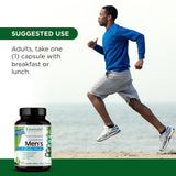 EMERALD LABS Men's 1 Daily Multi Multivitamin on a wooden surface