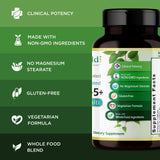 EMERALD LABS Men's 45+ Multivitamin bottle with lid open