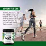 EMERALD LABS MSM Powder 4000mg serving size