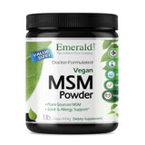 EMERALD LABS MSM Powder front view with label