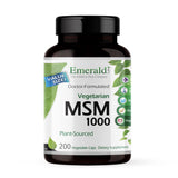 EMERALD LABS MSM Supplement 1000mg front view of packaging