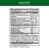 EMERALD LABS Osteo Bone Health Supplement 180 Capsules side view