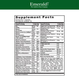 EMERALD LABS Prenatal Multivitamin back view of packaging
