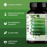 EMERALD LABS Setria L-Glutathione 250mg capsules on a wooden table