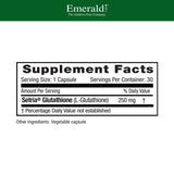 EMERALD LABS Setria L-Glutathione 250mg capsules side view