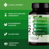 EMERALD LABS Vitamin D3 with K2 5000 IU 60 Capsules back view