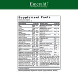 EMERALD LABS Women's 1-Daily Multi Enzyme Supplement side view