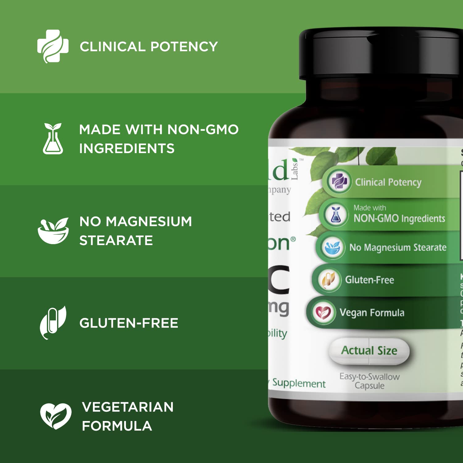 EMERALD LABS Zinc Supplement 25mg capsule close-up