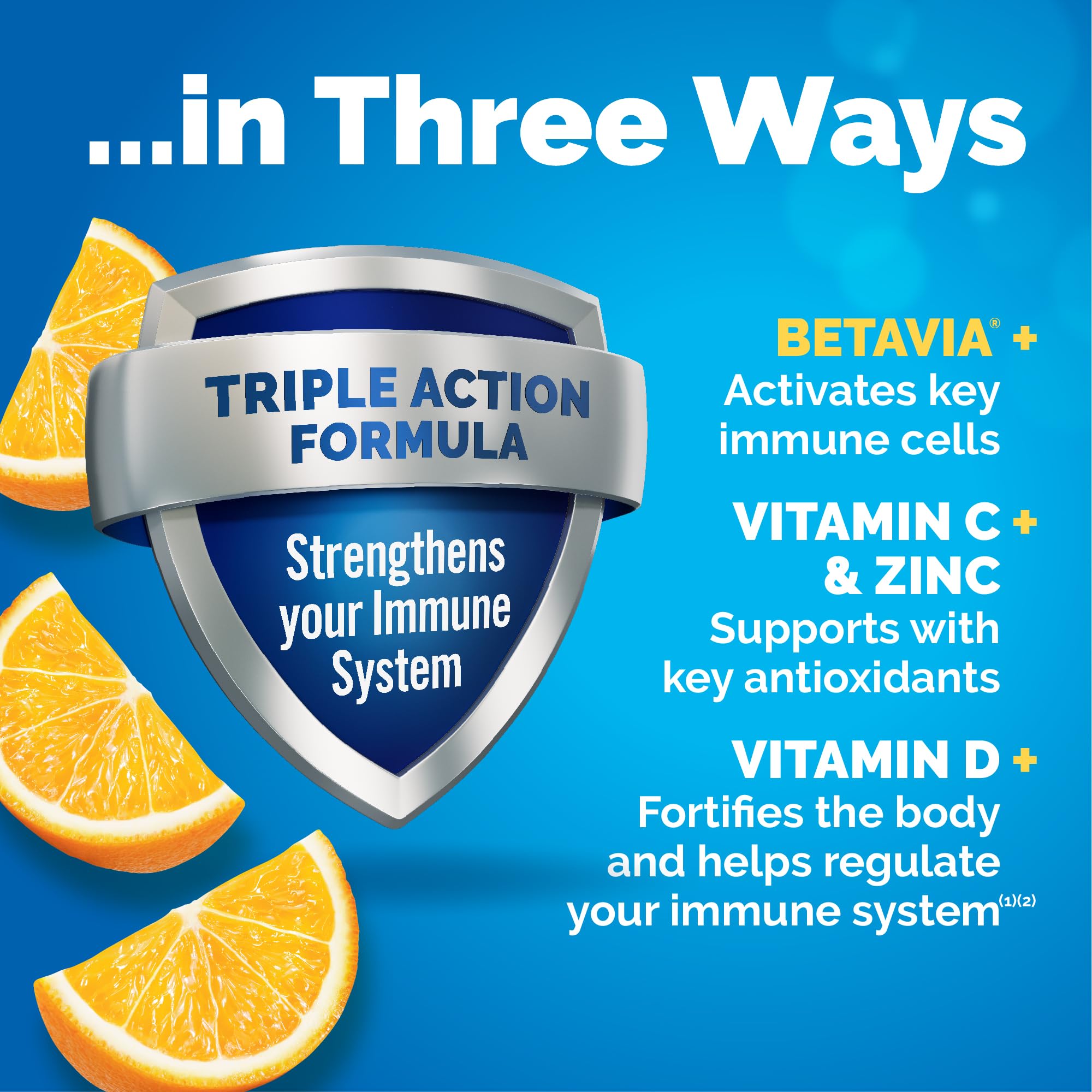 Emergen-C daily wellness+ Triple Action Powder ingredients list
