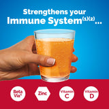 Emergen-C daily wellness+ Triple Action Powder packet close-up
