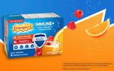 Emergen-C daily wellness+ Vitamin C 1000mg packet opened with drink
