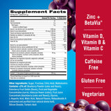 Emergen-C Elderberry drink mix served in a glass
