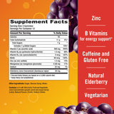 Emergen-C Elderberry Gummies on a wooden table