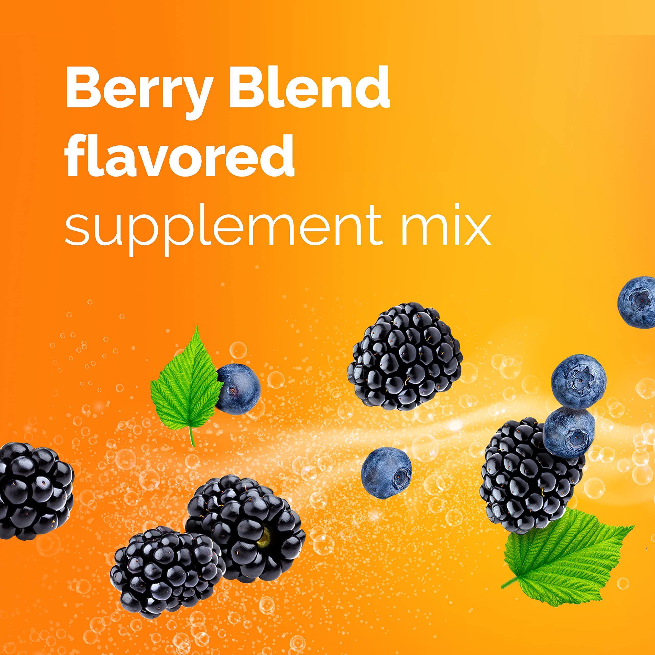 Emergen-C Vitamin C Ashwagandha Drink Mix 250mg in a smoothie