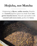EMPTEA Hojicha Powder in a cup of hot water
