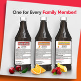 Emulsion de Escocia Omega-3 liquid supplement front view with orange flavour
