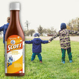 Emulsion de Scott Liquid Cod Liver Oil 363g side view