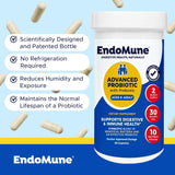 Endomune Probiotic Supplement close-up of vegan capsule
