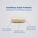 Endomune Probiotic Supplement side view showing capsule