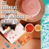 Ener-C Multivitamin Powder Packets in a glass of water