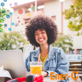 Ener-C Multivitamin Powder Packets in a lifestyle setting