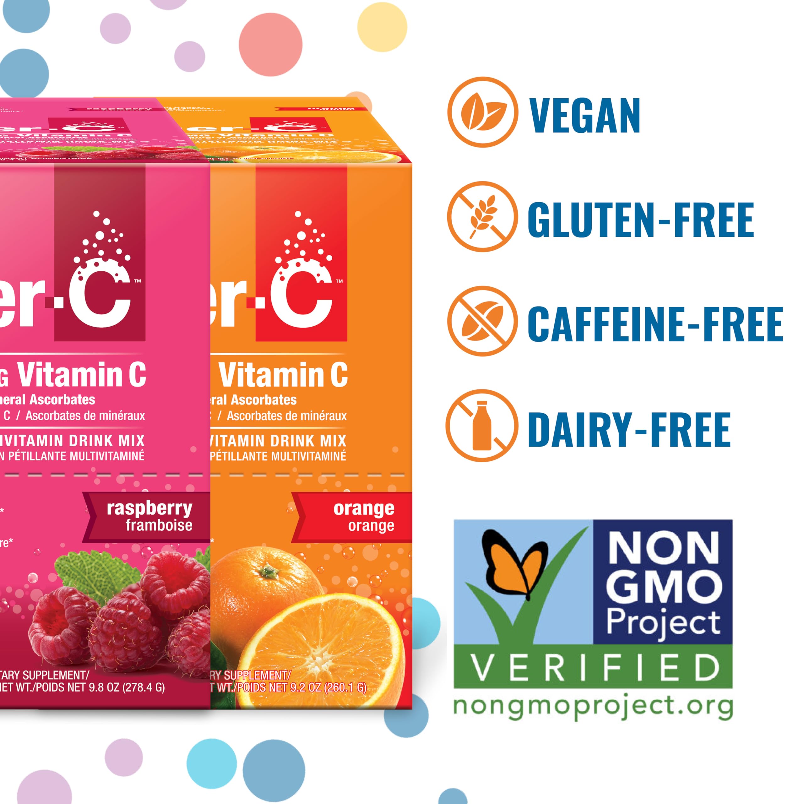 Ener-C Multivitamin Powder Packets with real fruit flavour