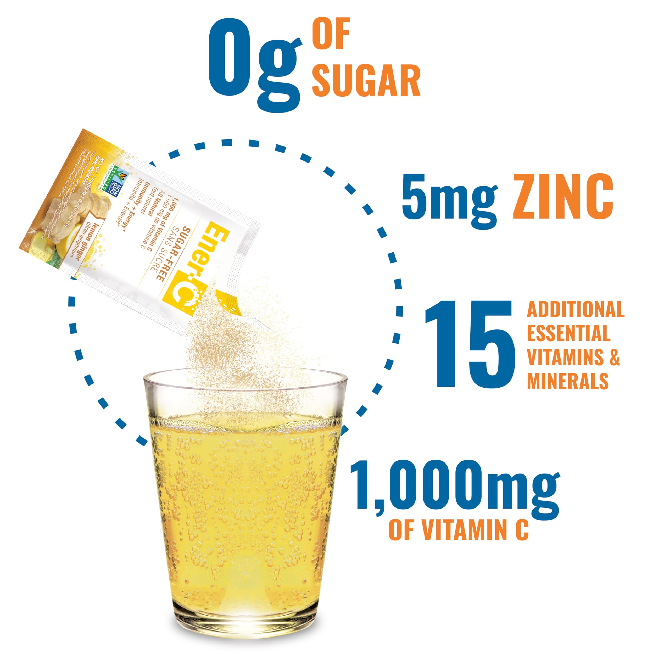 Ener-C Vitamin C Hydration Powder nutritional information
