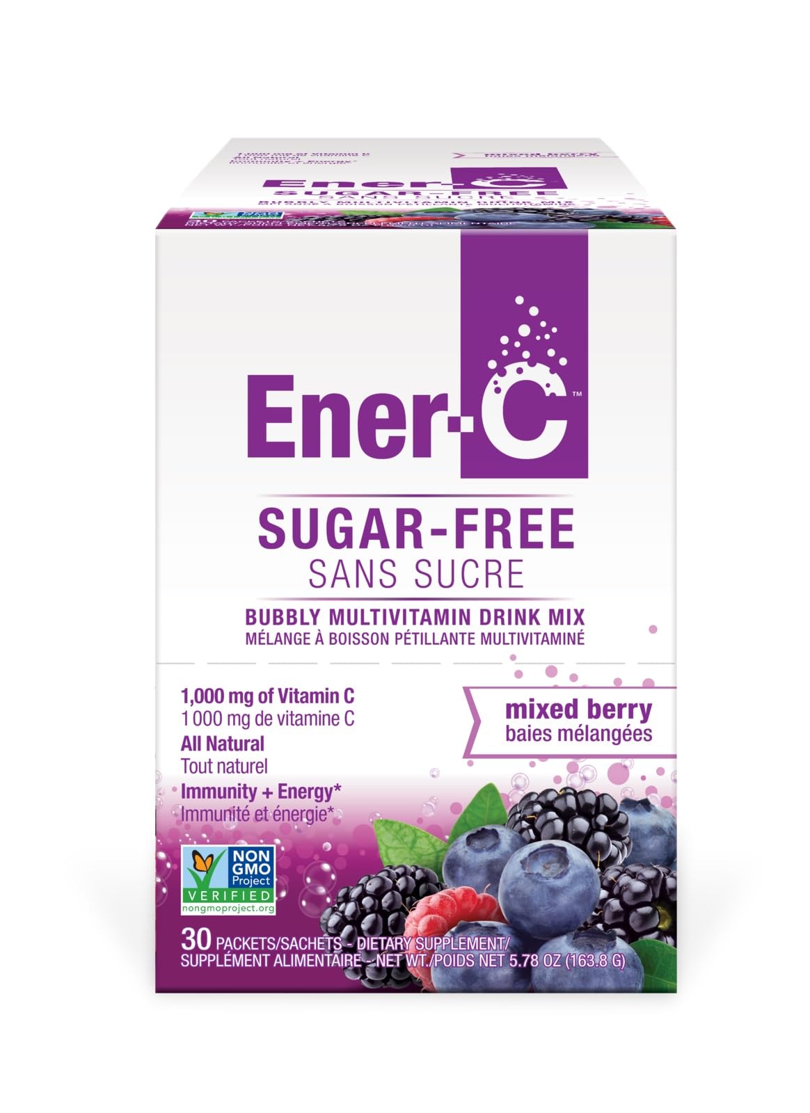 Ener-C Vitamin C Hydration Powder Packets front view