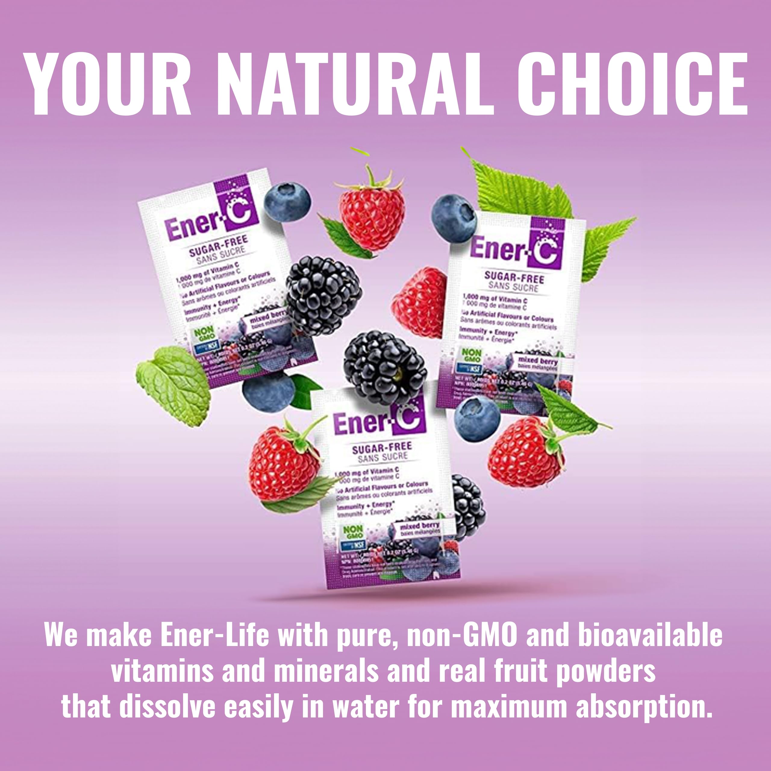 Ener-C Vitamin C Powder Packets packaging details