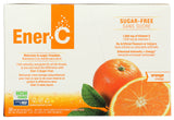 Ener-Life Orange Sugar Free Vitamin C Drink Mix sachets in packaging