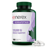 ENEREX Serrapeptase Multi-Enzyme Supplement bottle front view