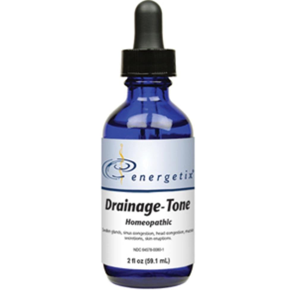 Energetix Drainage-Tone 2 oz supplement bottle front view